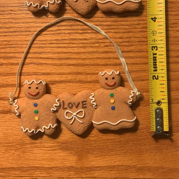 SET OF 2 LOVE GINGERBREAD MAN AND WOMAN - Picture 4 of 4